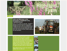 Tablet Screenshot of highfieldfarm.org